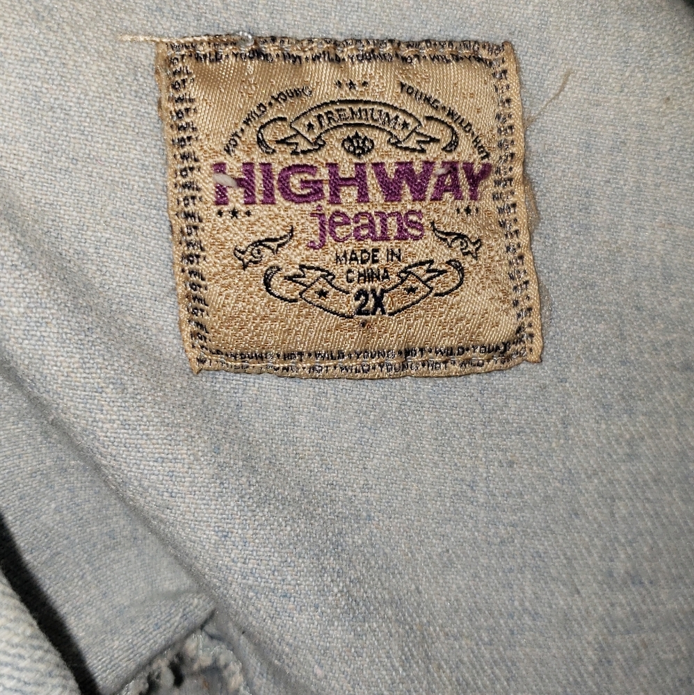 Premium Highway Jeans Cropped Denim Jacket - Picture 5 of 7